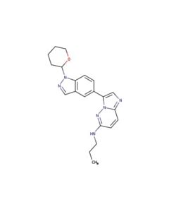 Astatech N-PROPYL-3-(1-(TETRAHYDRO-2H-PYRAN-2-YL)-1H-INDAZOL-5-YL)IMIDAZO[1,2-B]PYRIDAZIN-6-AMINE; 1G; Purity 98%; MDL-MFCD23142936
